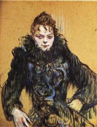 Henri De Toulouse-Lautrec Woman with a Black Boa